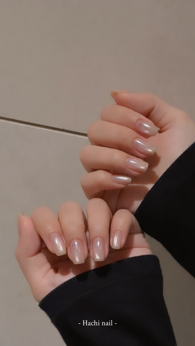 ✦ ⸝⸝ 貓眼漸層糖霜🧁⋆𓂃⊹ ✭˚ #板橋美甲#台北美甲#貓眼美甲#nailart