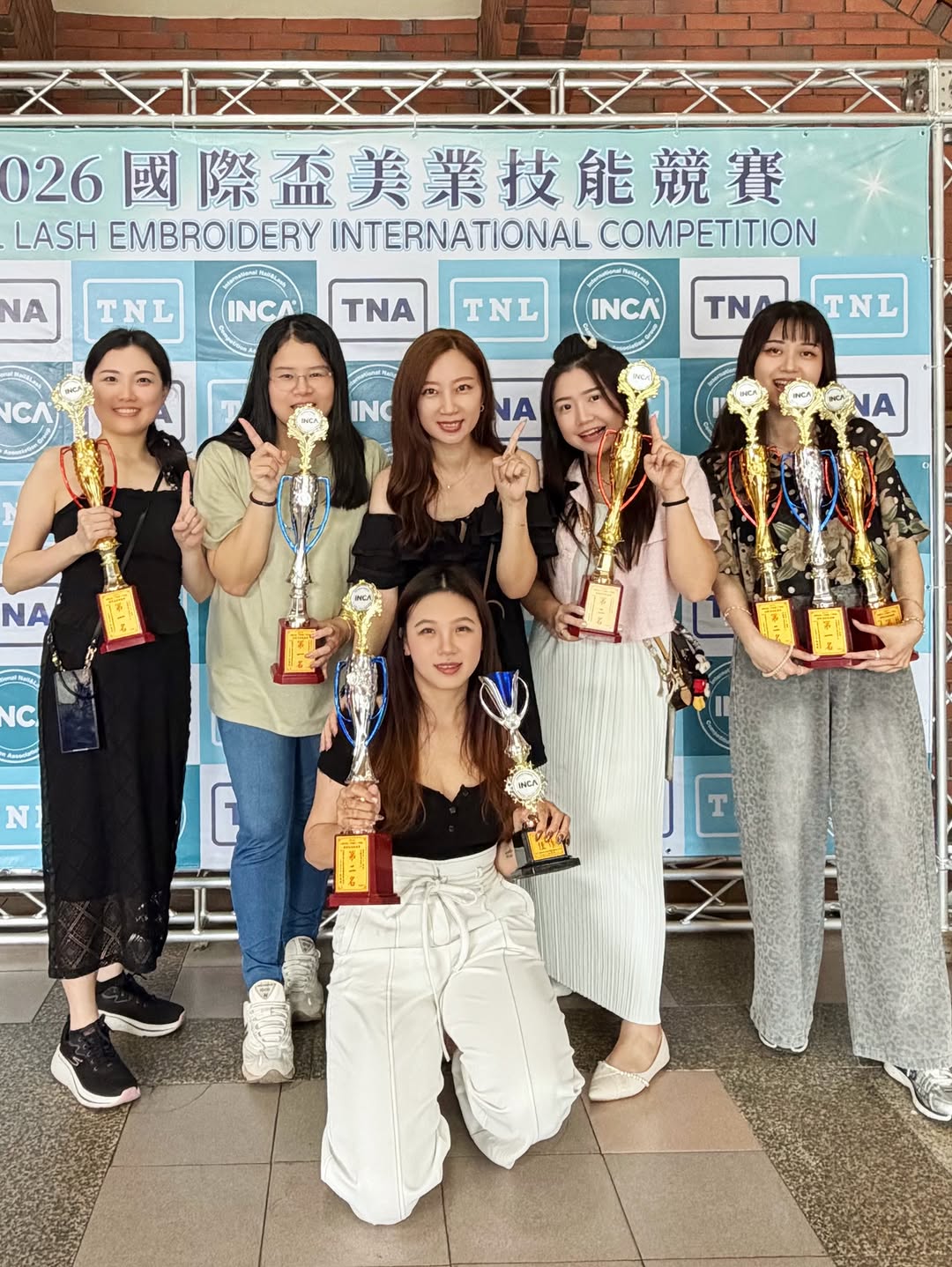 【2026 INCA國際盃🏆】 第一屆競賽班 我的學生們包辦冠亞軍！🎉🎉🎉 #美甲競賽 #美甲比賽
